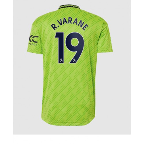 Fotbalové Dres Manchester United Raphael Varane #19 Alternativní 2022-23 Krátký Rukáv